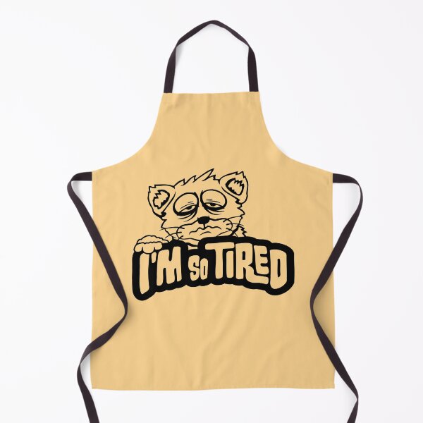Item preview, I'm So Tired Exhausted Cat Pet Animal Funny designed and sold by shirt-o-mat.