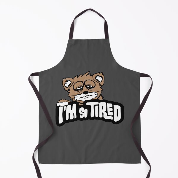 Item preview, I'm So Tired Exhausted Cat Pet Animal Funny designed and sold by shirt-o-mat.