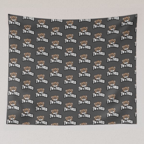 Item preview, I'm So Tired Exhausted Cat Pet Animal Funny designed and sold by shirt-o-mat.