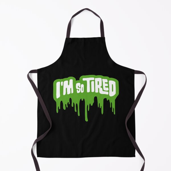 Item preview, I'm So Tired Exhausted Worker Slime Graffiti Drops designed and sold by shirt-o-mat.