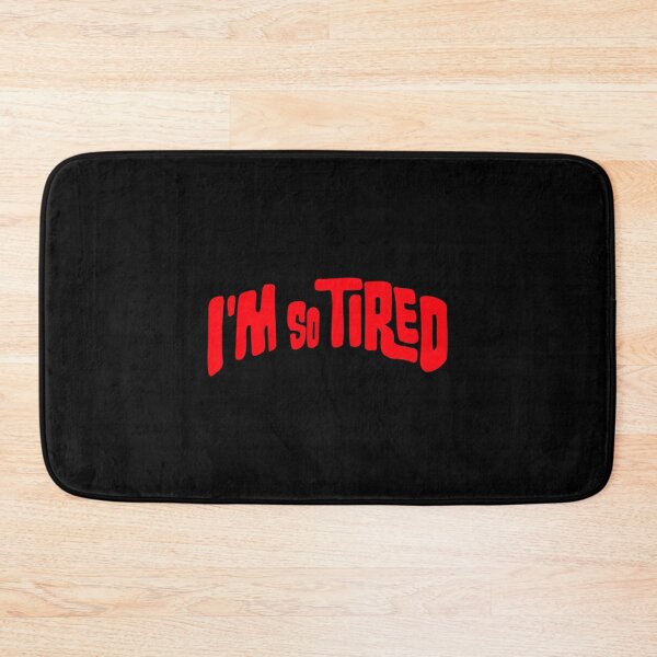 Item preview, I'm So Tired Exhausted Office Worker Sleepy Quote designed and sold by shirt-o-mat.