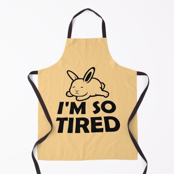Item preview, I'm So Tired Exhausted Bunny Rabbit Animal Pet designed and sold by shirt-o-mat.