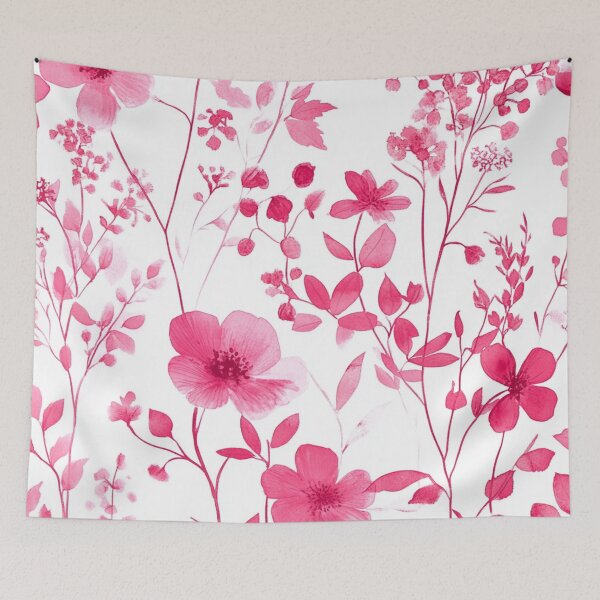 Item preview, Pink white flower pattern - cute cottagecore aesthetic  designed and sold by cocomelon168.