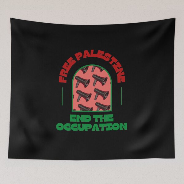 Item preview, Free Palestine, End the Occupation designed and sold by leftyshirts.