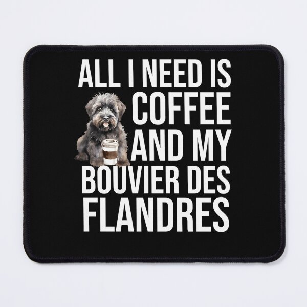 Item preview, Bouvier Des Flandres Puppy and Coffee designed and sold by SandraFay1.