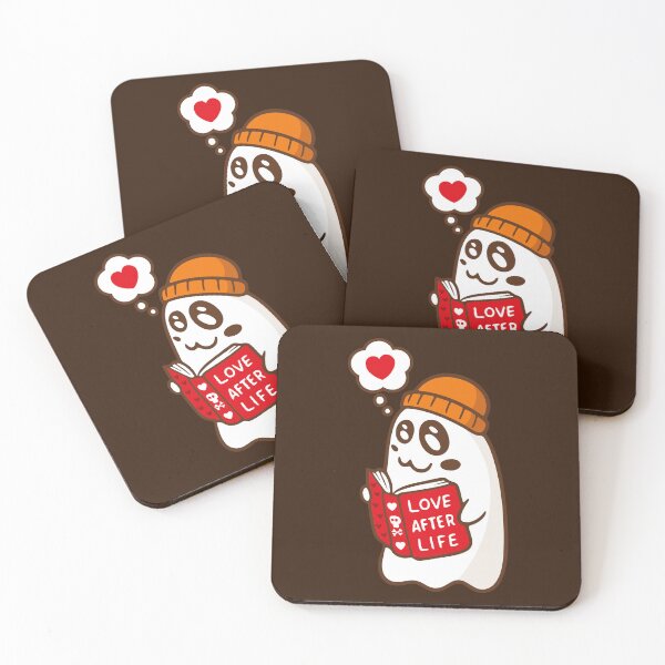 Item preview, Romantic Ghost Reading Love Book designed and sold by Maud Tee Art.