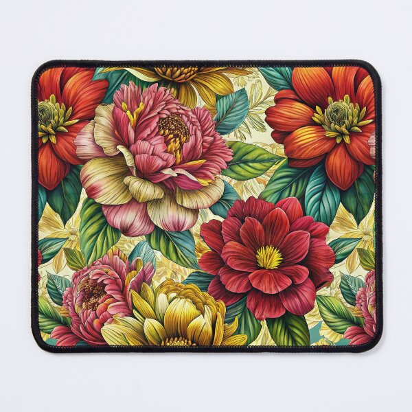 Item preview, Colorful flowers and leaves designed and sold by cocomelon168.