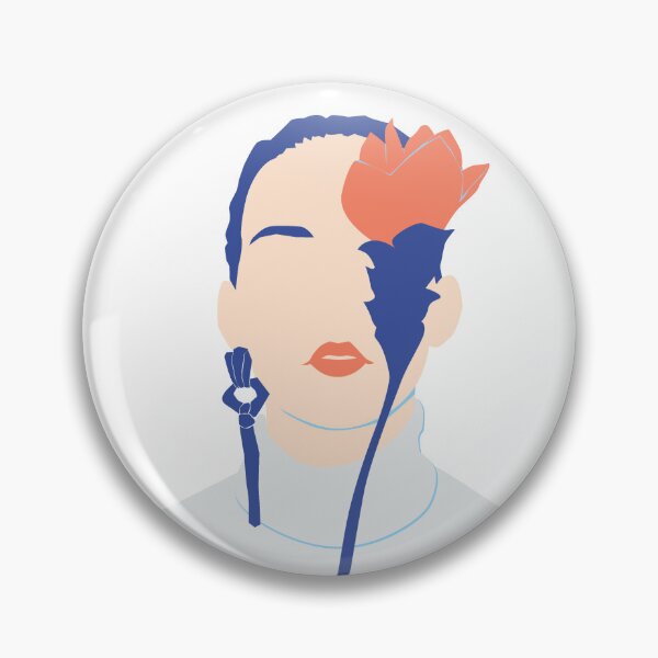 Item preview, Floral Gaze — Stylized Portrait with Abstract Bloom designed and sold by NicolaZhukov.