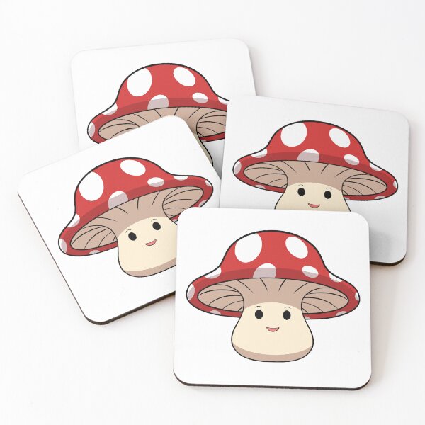 Item preview, Cute cartoon mushroom designed and sold by PiknStick.