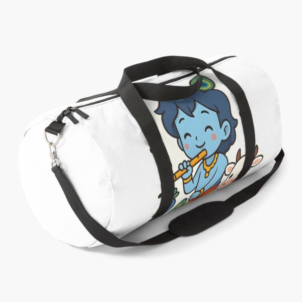 Item preview, Kawaii Sri Krishna Design – Flute, Peacock & Cow designed and sold by OsasChild.