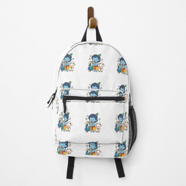 Item preview, Kawaii Sri Krishna Design – Flute, Peacock & Cow designed and sold by OsasChild.