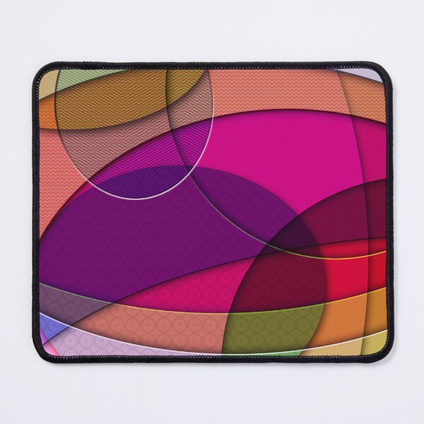 Item preview, Colorful Abstract Circles and Geometric Layers designed and sold by Arjen Roos.