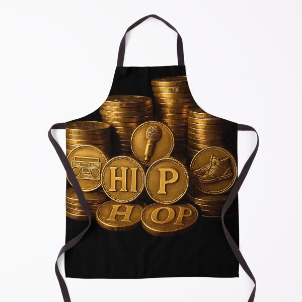 Item preview, Hip Hop Coins Golden Rapper Vibes Streetwear designed and sold by Christian Clothing.