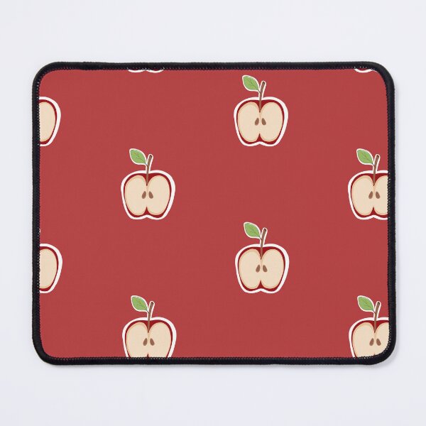Item preview, halved apple cartoon drawing designed and sold by pinklillies47.