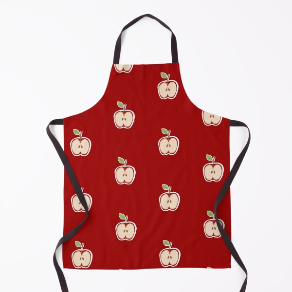 Item preview, halved apple cartoon drawing designed and sold by pinklillies47.