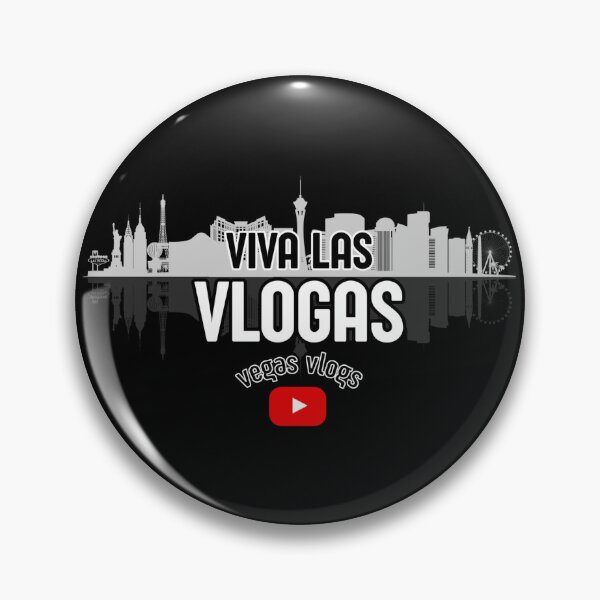 Item preview, Viva Las Vlogas Logo(dark background use) designed and sold by VivaLasVlogas.
