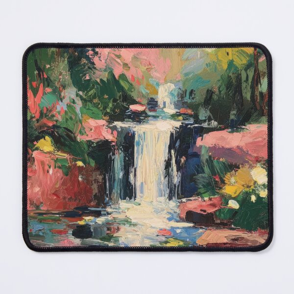 Item preview, Waterfall Landscape – Oil Painting Dream designed and sold by ArtHouseNiklas.