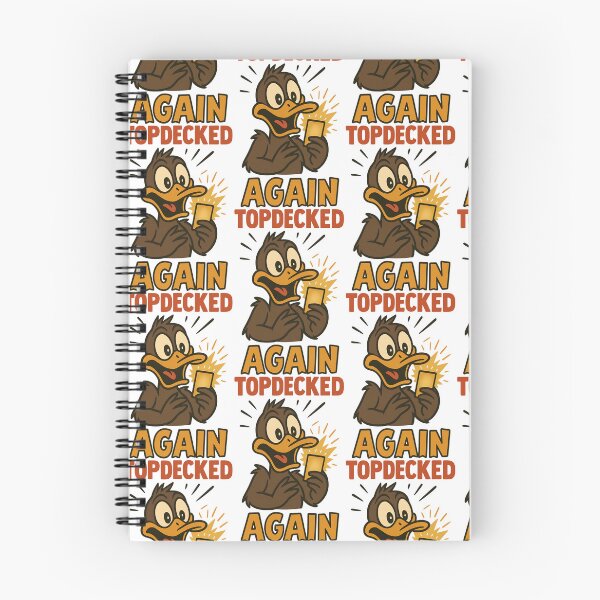 Item preview, Topdecked Again Funny Card Game Duck Design designed and sold by TeeTimeTreasure.