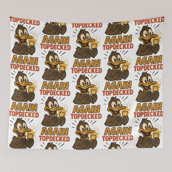 Item preview, Topdecked Again Funny Card Game Duck Design designed and sold by TeeTimeTreasure.
