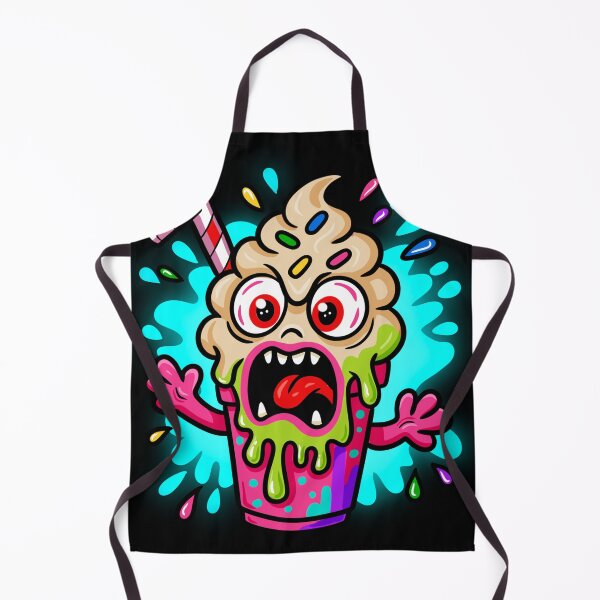 Item preview, Scream Shake – Funny Creepy Milkshake Monster Cartoon | Beautifully Blaze by Tamisha Cromwell designed and sold by October Forever.