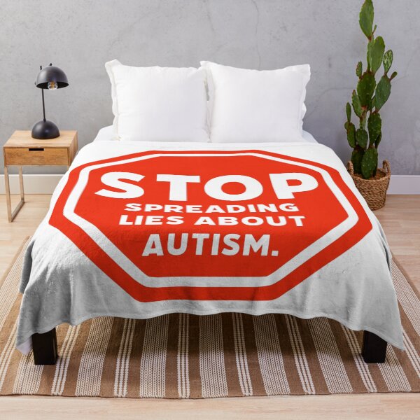 Item preview, Stop spreading lies about autism.  designed and sold by Rachel the Artist .