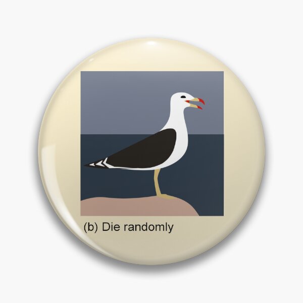 Item preview, die randomly seagull designed and sold by HunterDDND.
