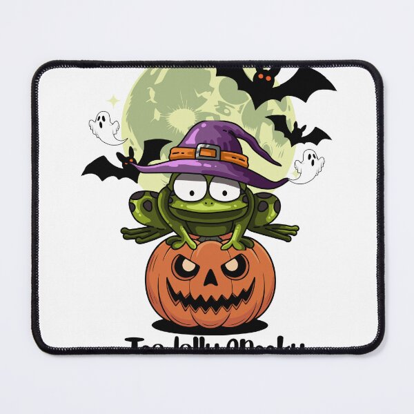 Item preview, Toadally Spooky funny Halloween Frog Town On Pumpkin T-Shirt designed and sold by Omarmadani.