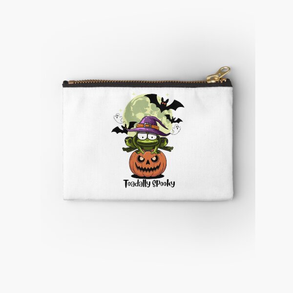 Item preview, Toadally Spooky funny Halloween Frog Town On Pumpkin T-Shirt designed and sold by Omarmadani.