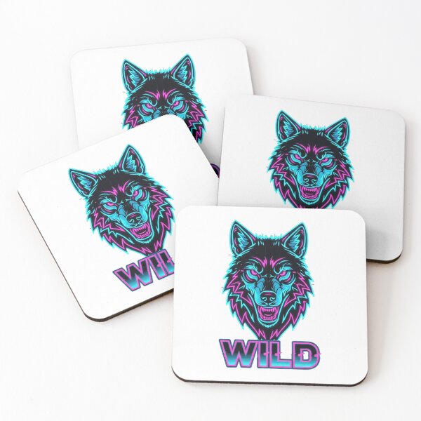 Item preview, Wild Neon Wolf – Vibrant Street Style designed and sold by SaicoGN.