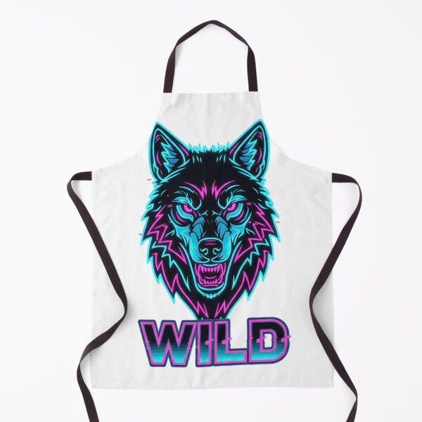 Item preview, Wild Neon Wolf – Vibrant Street Style designed and sold by SaicoGN.