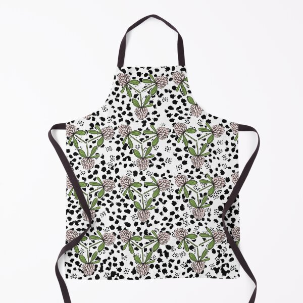 Item preview, Cloverfield Dots-Botanical  Seamless Abstract Floral Pattern designed and sold by PVTCreations.