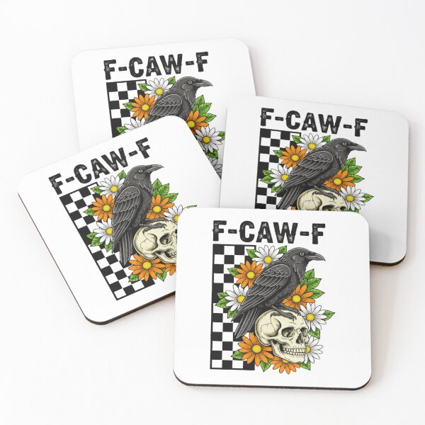 Item preview, F-Caw-F – Funny Crow-Inspired Bold Statement designed and sold by Teetreasure2.