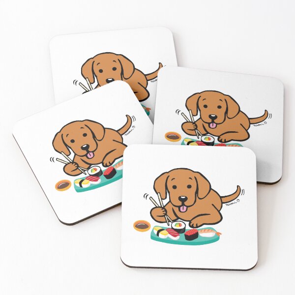Item preview, Fox Red Labrador Sushi  designed and sold by HappyLabradors.