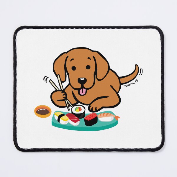 Item preview, Fox Red Labrador Sushi designed and sold by HappyLabradors.