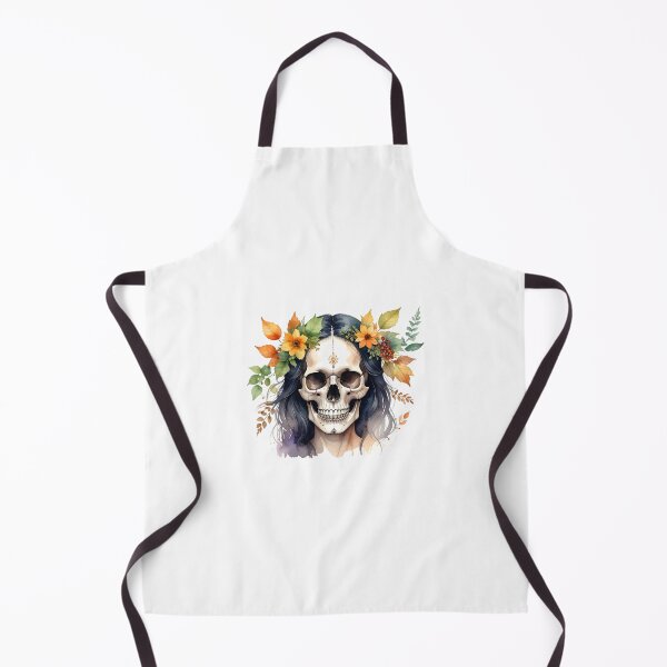 Item preview, SKULL WITH FLOWER CROWN designed and sold by cubiask.