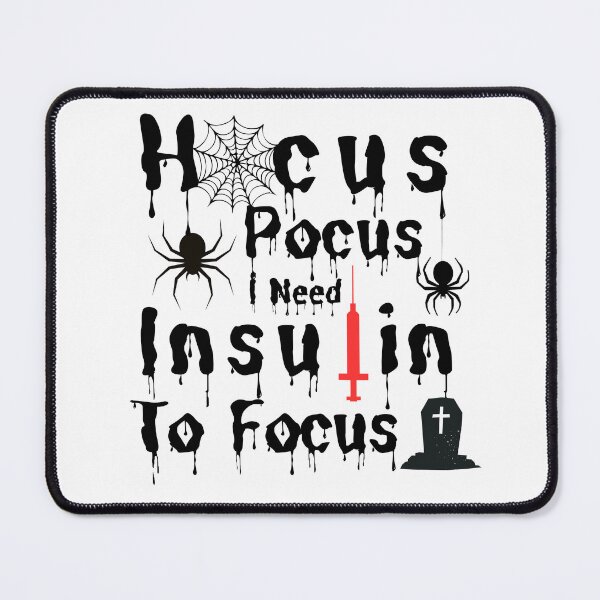 Item preview, Hocus Pocus I Need Insulin to Focus | Halloween Diabetes Humor Type 1 Awareness designed and sold by Lunaria Arts.