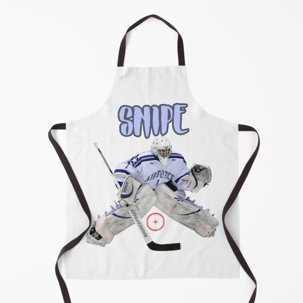 Item preview, Hockey goaltender in classic pose with cross hairs at the five hole.  designed and sold by GraphicMax.