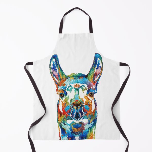 Item preview, Colorful Llama On White designed and sold by Sharon Cummings Art.
