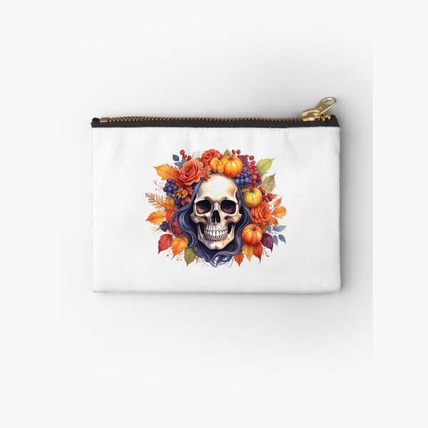 Item preview, SKULL WITH FLOWER CROWN designed and sold by cubiask.