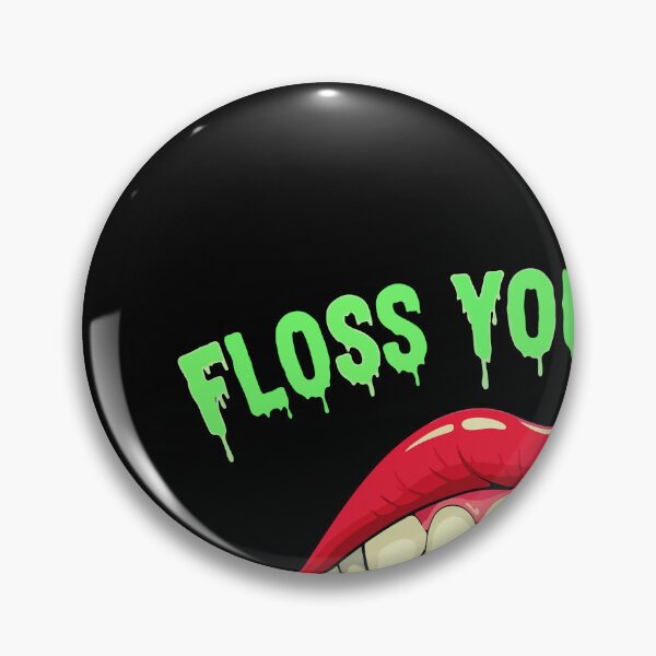 Item preview, Dental Halloween Hygienist Floss Your Fangs  Halloween Assistant Tech Funny Gift For Dental Tech designed and sold by MotivaChic.