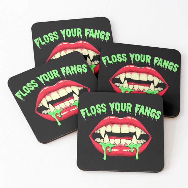 Item preview, Dental Halloween Hygienist Floss Your Fangs  Halloween Assistant Tech Funny Gift For Dental Tech designed and sold by MotivaChic.
