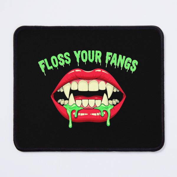 Item preview, Dental Halloween Hygienist Floss Your Fangs Halloween Assistant Tech Funny Gift For Dental Tech designed and sold by MotivaChic.