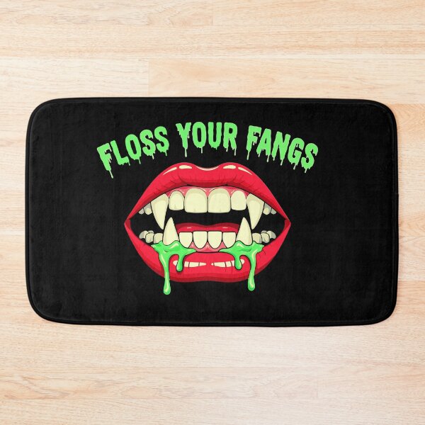 Item preview, Dental Halloween Hygienist Floss Your Fangs  Halloween Assistant Tech Funny Gift For Dental Tech designed and sold by MotivaChic.