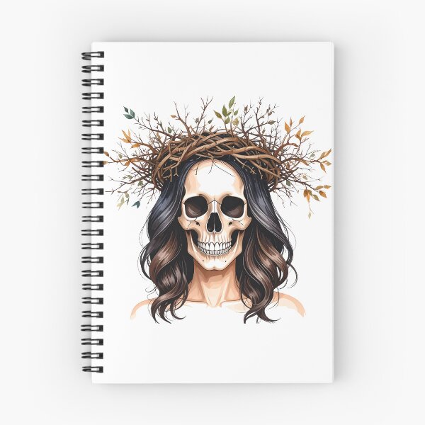 Item preview, SKULL WITH CROWN OF DRY BRANCHES designed and sold by cubiask.