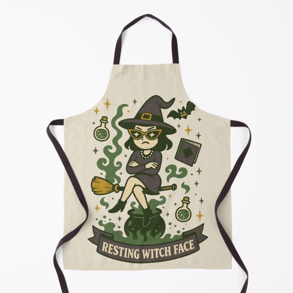 Item preview, Resting Witch Face designed and sold by PrintSmithArt.