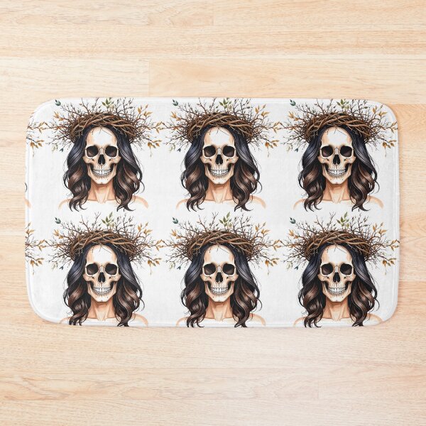 Item preview, SKULL WITH CROWN OF DRY BRANCHES designed and sold by cubiask.