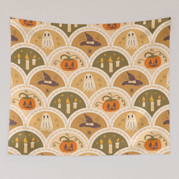 Item preview, Halloween Scallops designed and sold by PeachyLitchi.