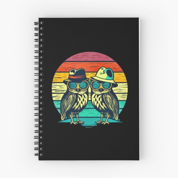 Item preview, owls wearing hats and sunglasses designed and sold by michplante60.