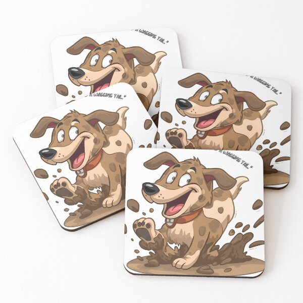 Item preview, Life’s Better with Muddy Paws and a Wagging Tail – Cute Dog Lover Design designed and sold by george335555.