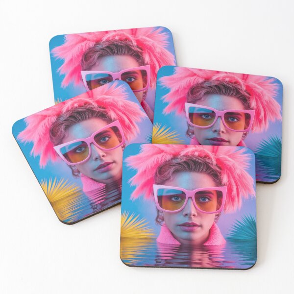 Item preview, Vibrant Fashion Portrait with Reflection designed and sold by Arjen Roos.